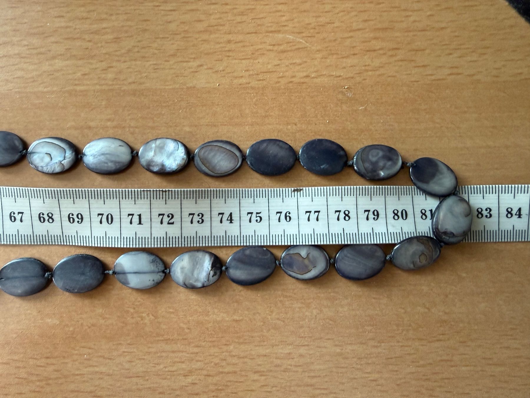 Ketten: Lange Halskette perlmutt grau Vintage – Gebraucht aus Lamone von LaCantinaMagica 7