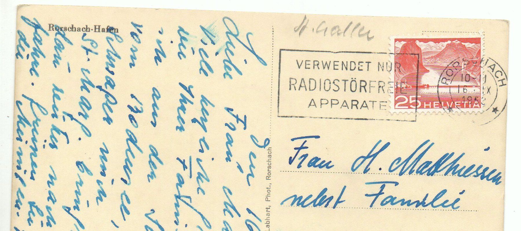 Cartes postales: RORSCHACH Hafen – D'occasion à Jona par philajona 1