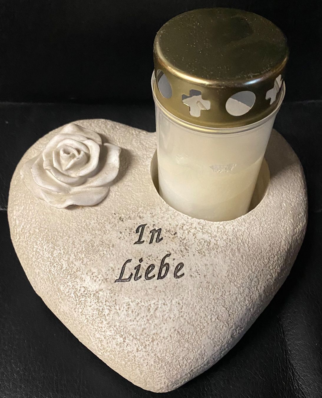 Candele: Grabschmuck mit Kerze 19cm - Neu – Nuovo e nell'imballaggio originale da Zäziwil venduto da Emlea