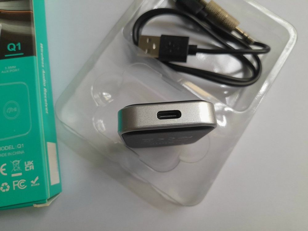 Simr Q1 Bluetooth Audio Empfänger tragbarer AUX Adapter (Gebraucht) in ...