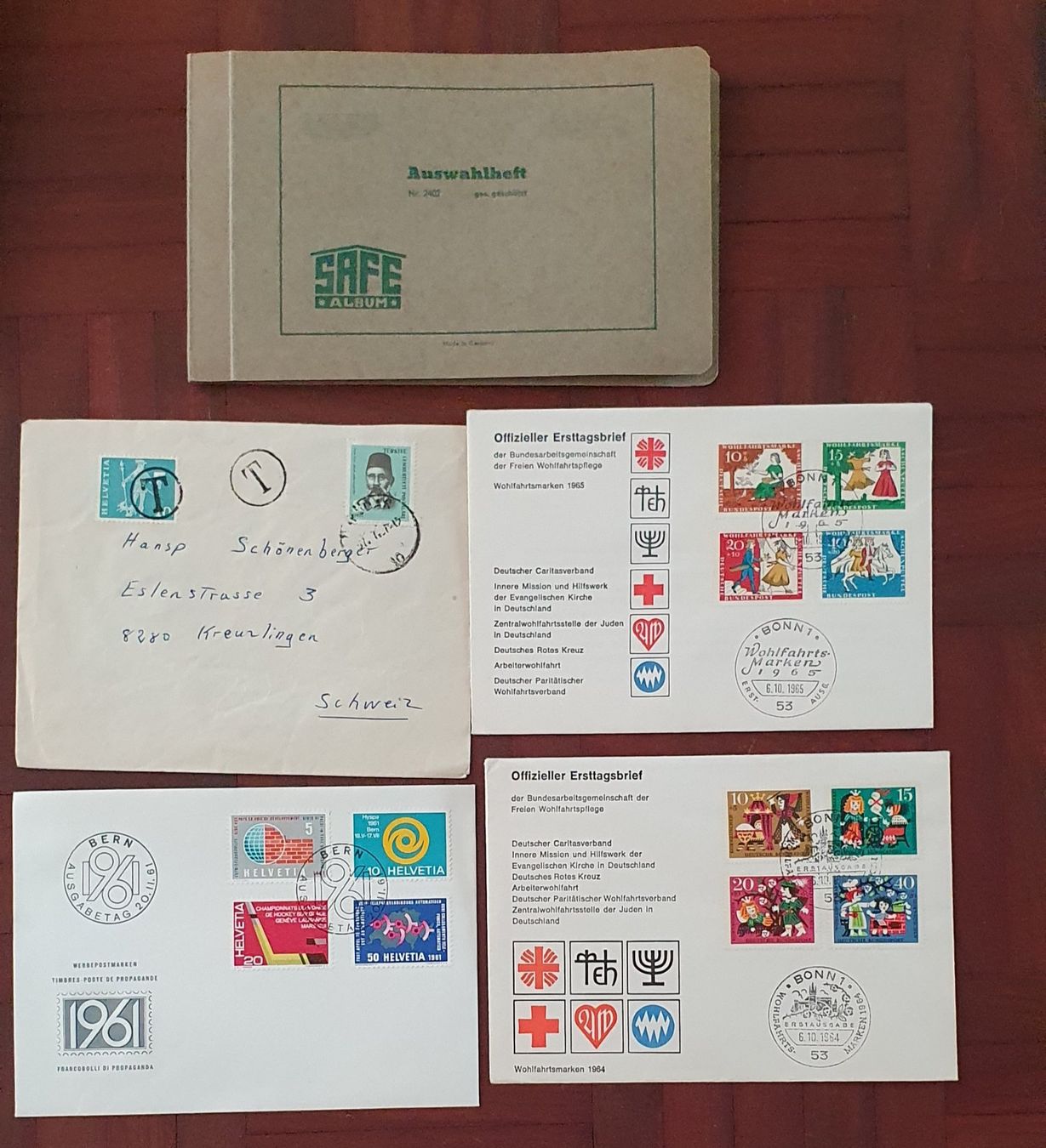 Tutti i francobolli: Restlot Schweiz / ganze Welt – Usato da Kreuzlingen venduto da Rschweiz1 1