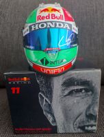 Sergio Pérez Helm Red Bull Signiert – Autogramm Austrian GP