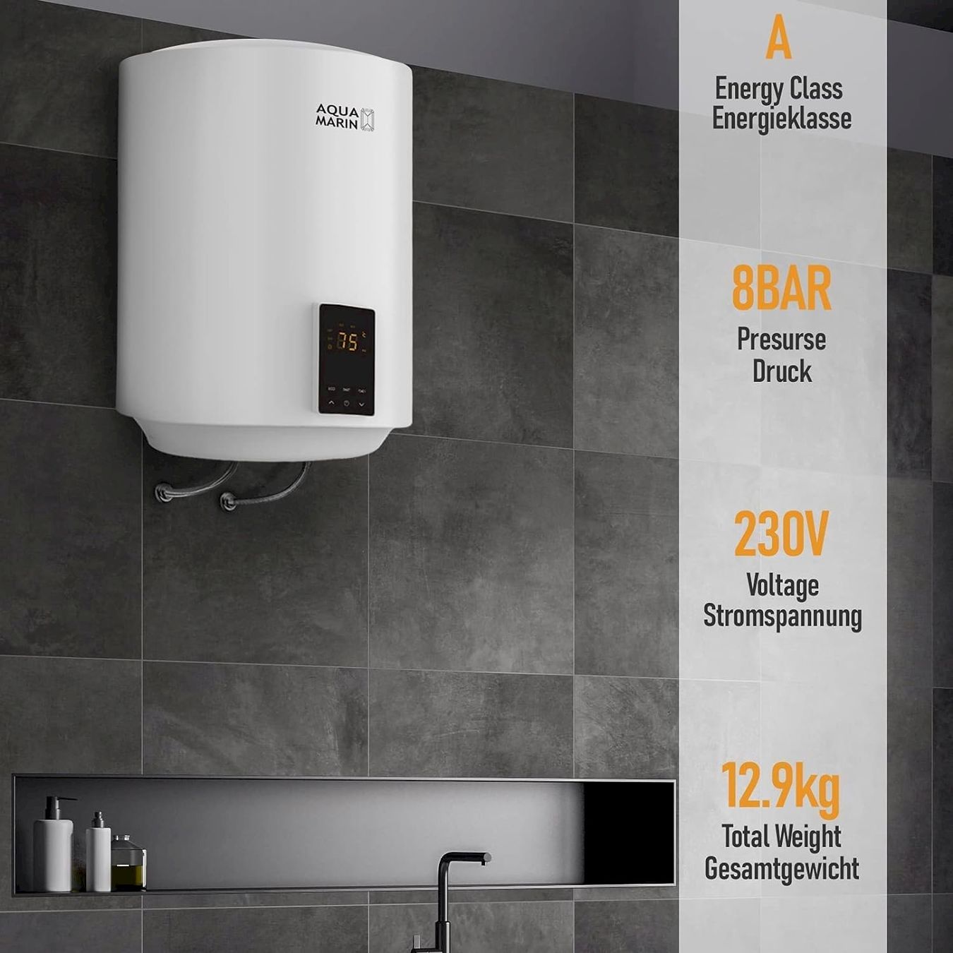 Sanitari: Elektro SMART Warmwasserspeicher 30L – Nuovo e nell'imballaggio originale da Bottighofen venduto da zaap 1