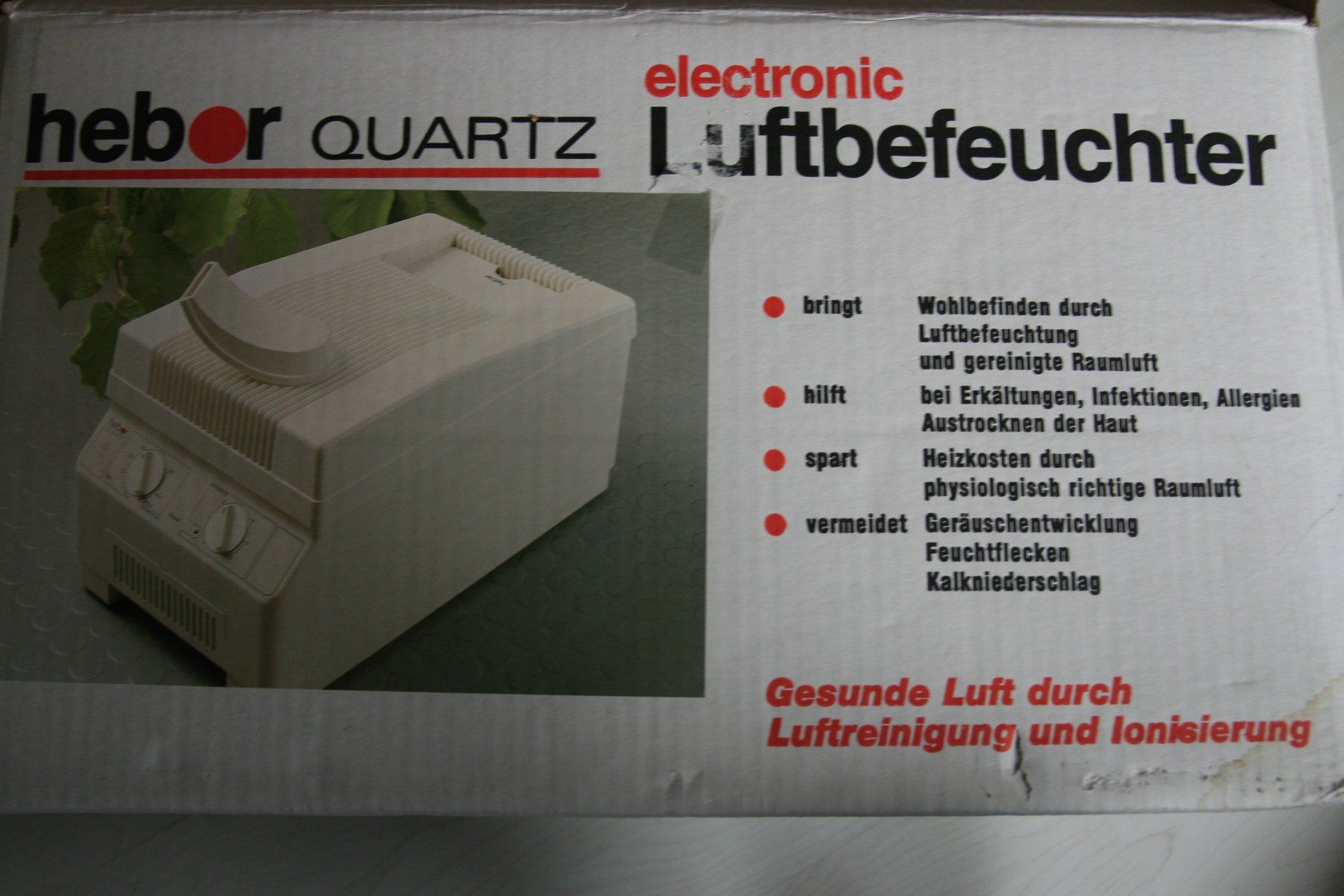 Umidificatori d'aria: Hebor Quartz Luftbefeuchter – Usato da Fislisbach venduto da lorgli 4