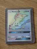 Pokémon Karte Mimikyu GX Rainbow 226/214 in Hülle