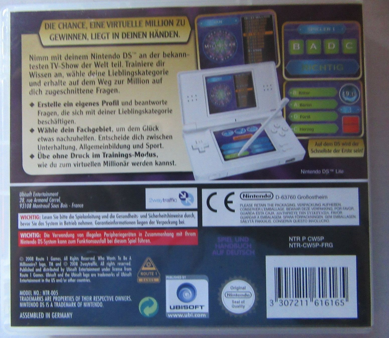 Spiele: Wer wird Millionär 2. Edition Nintendo DS Spiel – Gebraucht aus Rüdtligen von Carfield04 4