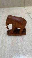 Holz Elefant, geschnitzt, Vintage, sehr guter Zustand