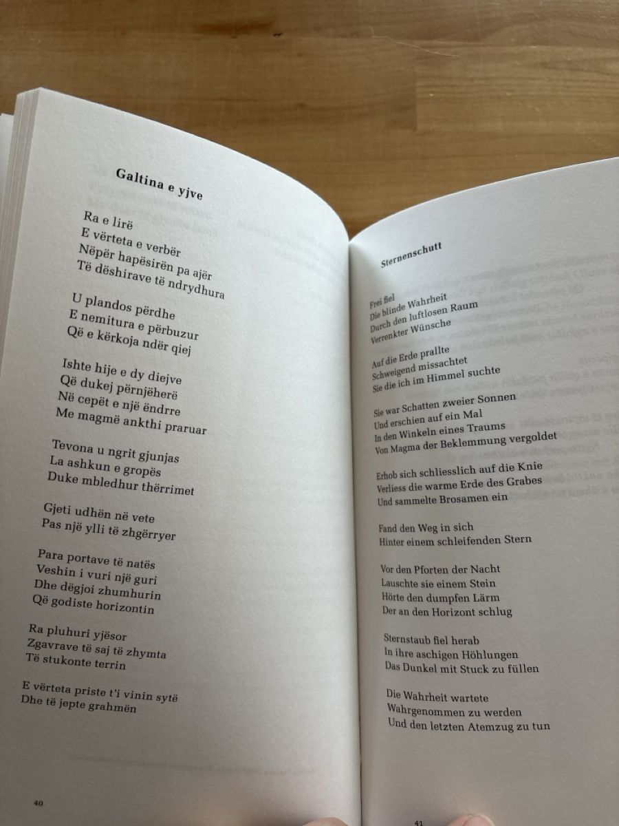 Libri: Buch mit Albanisch und Deutsch / Gedichte – Usato da Rümlang venduto da euqinom16 5