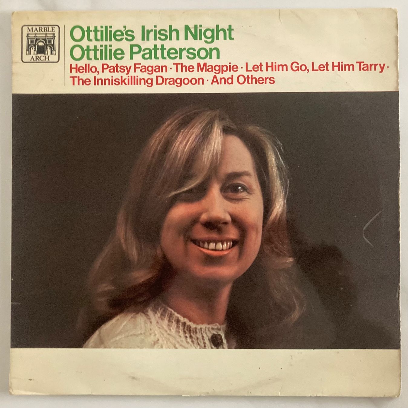 Dischi in vinile: OTTILIE PATTERSON - OTTILIE'S IRISH NIGHT – Usato da Poliez-Pittet venduto da Newtown-Records