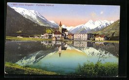 Fontana, Ortsansicht vom See aus gesehen