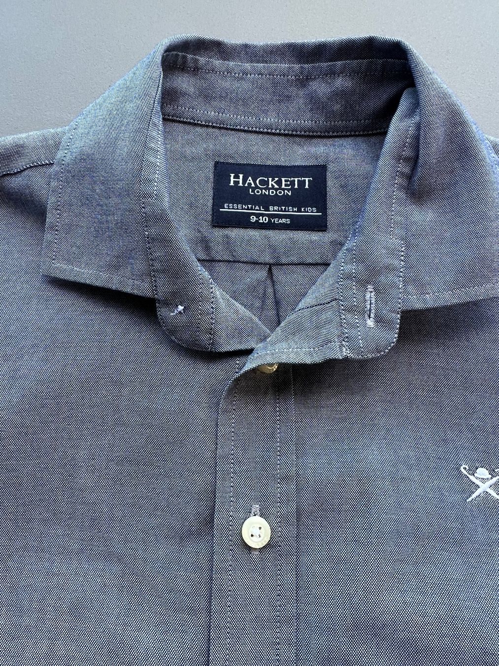 Hackett Camicie, T-shirt & Polo: Hackett - chemise grise - neuf - taille 10 ans – Nuovo (secondo la descrizione) da Sainte-Croix venduto da Caramel31 1