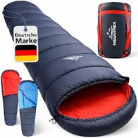 Schlafsack Mumienschlafsack Camping Outdoor 0-10°C 205x90cm