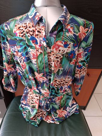 Chemisier imprimé floral