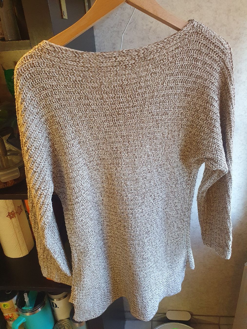 Maglioni & Felpe: Boho-Strickpulli, Grösse M, Beige-Braun, Top Zustand! – Usato da Wimmis venduto da hel_m26m 1