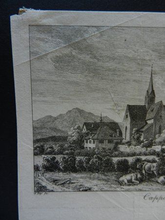 Incisioni: Kappel am Albis Kupferstich – Usato da Risch venduto da Rischli15 4