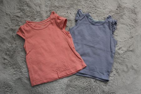 2x Baby Shirts C&A und Lupilu in Gr. 62/68 - Top Zustand