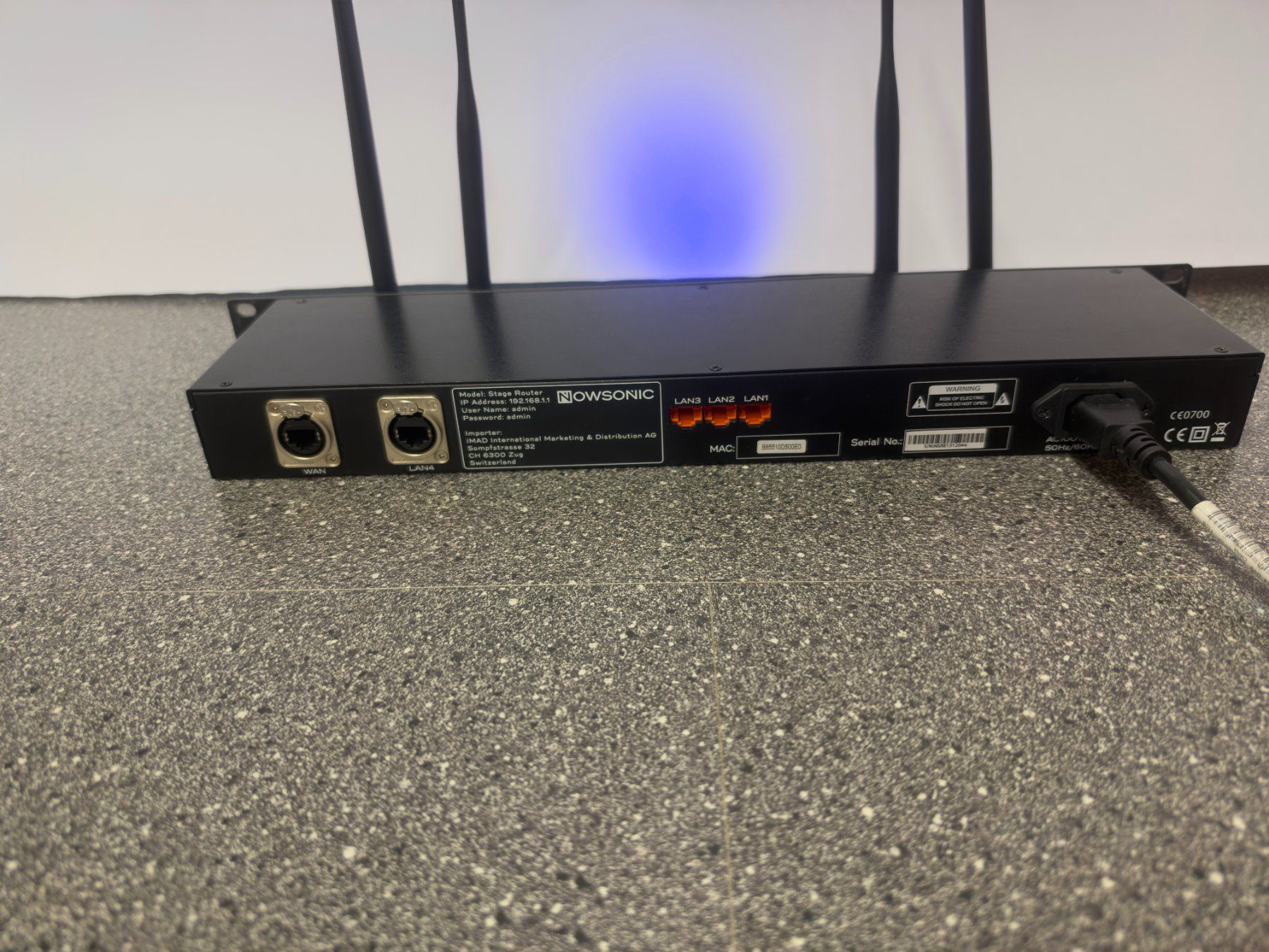 Modem & Router: Nowsonic Stage Router WLAN-Router – Usato da Sarnen venduto da danyo08 1