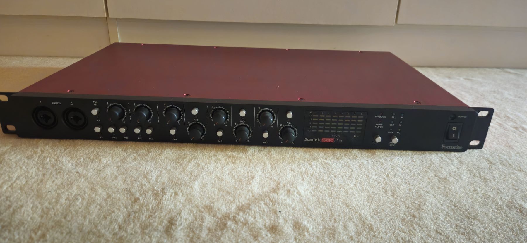Focusrite Equipement studio: Focusrite Scarlett Octopre + Toslink & WordClock Cables – Neuf (Voir description) à Vulliens par irauchimax