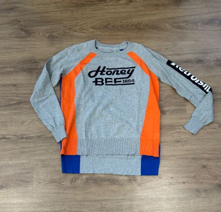 Cooler Pullover Retro Jeans - Gr. S/M
