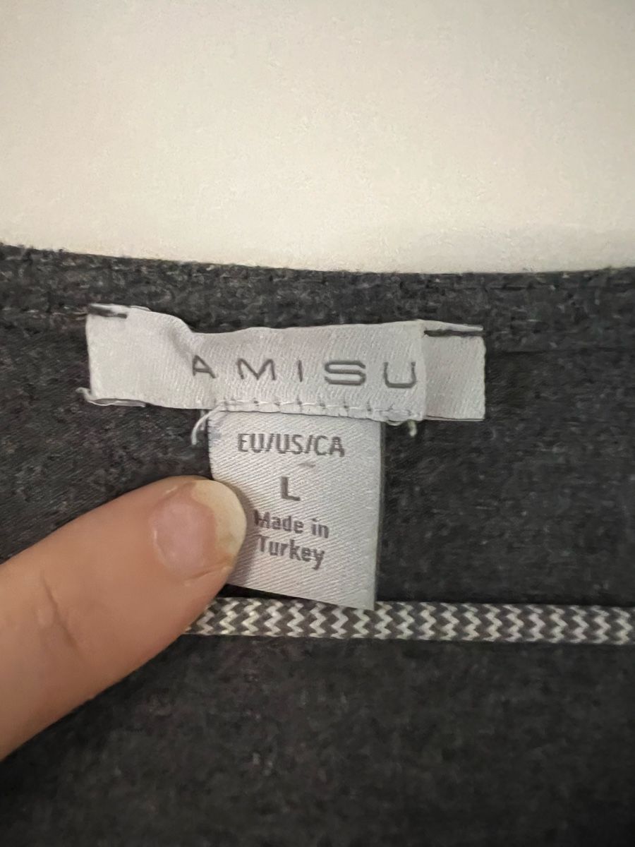 Maglioni & Felpe: Graues Langarmshirt Gr.L – Usato da Winterthur venduto da mel_wy 1
