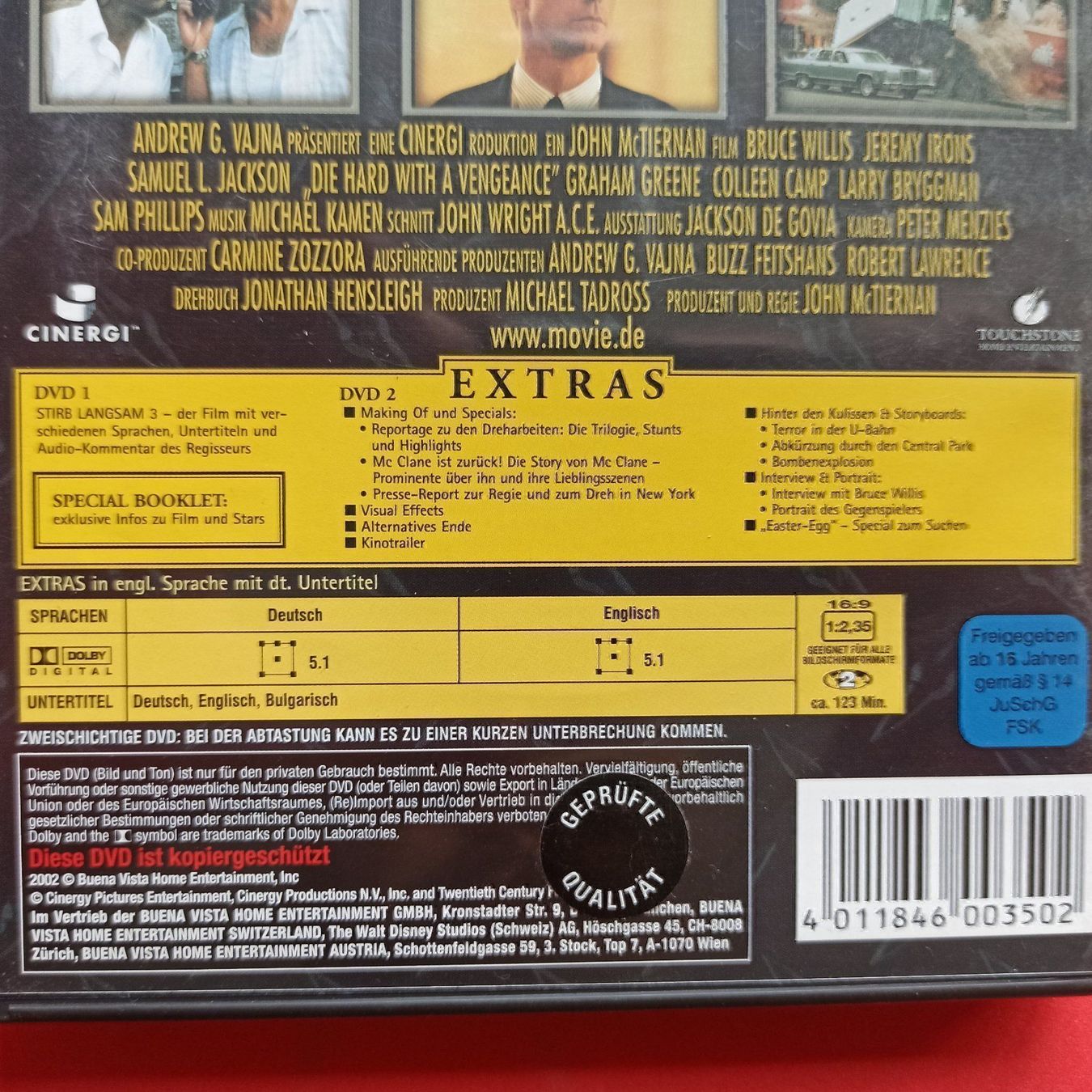 Alle DVDs: Stirb langsam: Jetzt erst recht – Gebraucht aus Dübendorf von kb86_MOVIE 2