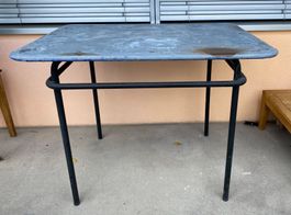 Tisch vintage Metal Gartentisch Metaltisch