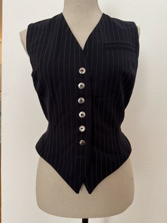 Gilet rayé Lolita Lempicka Paris, taille 34/36, laine