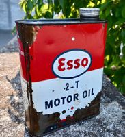 Vintage Öldose / Bidon ESSO 2-T France 2 Liter VESPA etc