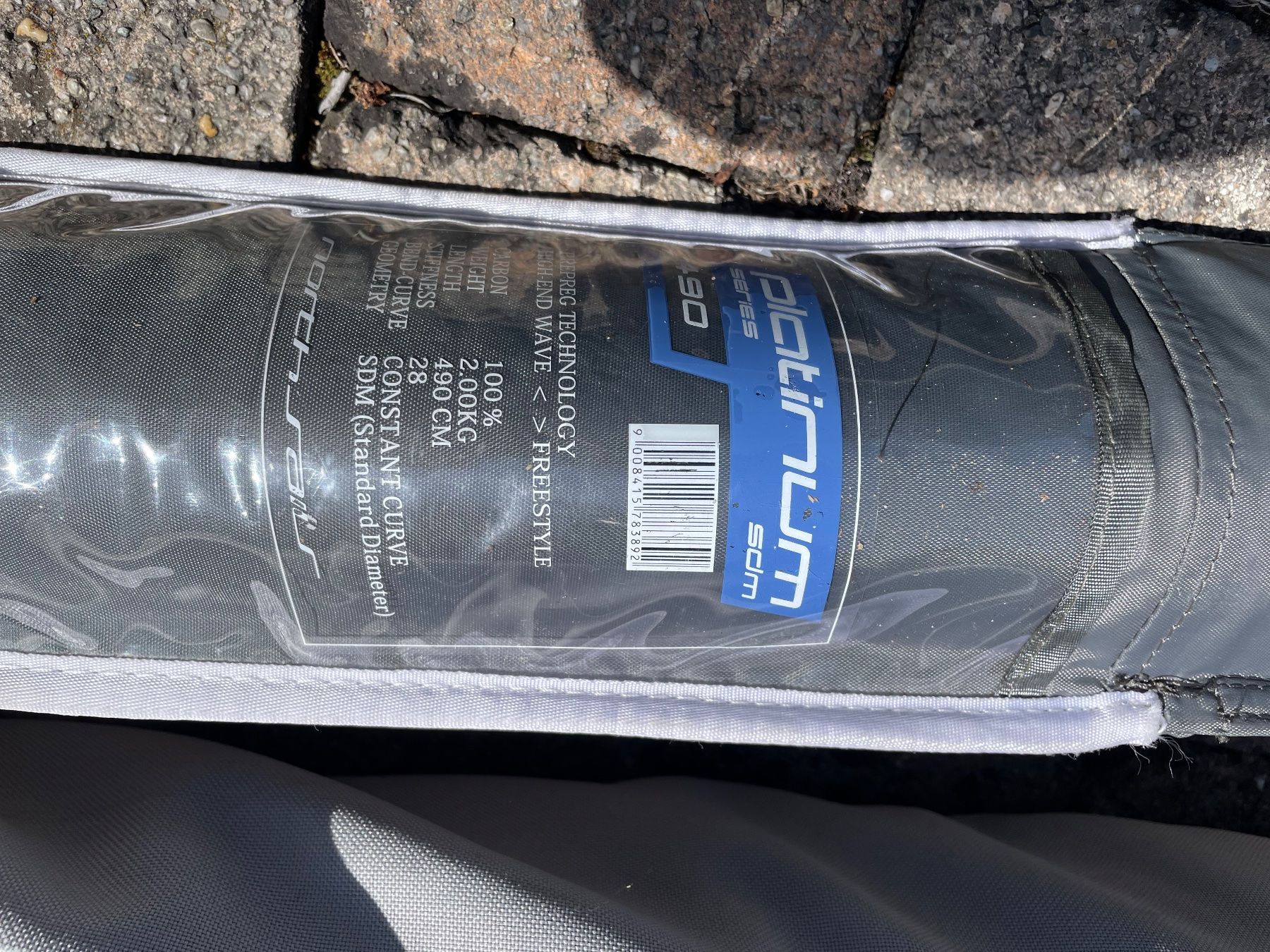 North Sails Surf: North Sails WARP 9.0 + RAM 8.6 + Mast – Usato da Grand Lancy venduto da Musigny25 8