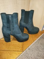 Bottines à talons vertes, taille 36