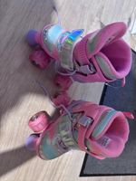 Kinder Rollschuhe pink Grösse 27-30 verstellbar