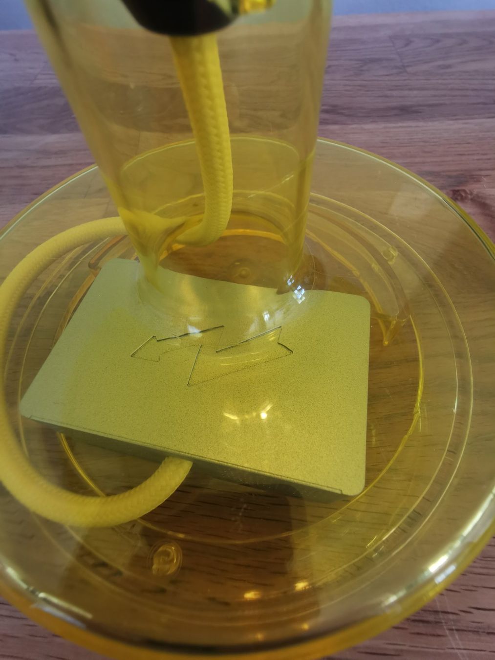 Lampade: TRANSPARENTE Fatboy Akku Tischlampe – Usato da St.Gallen venduto da 55232 1