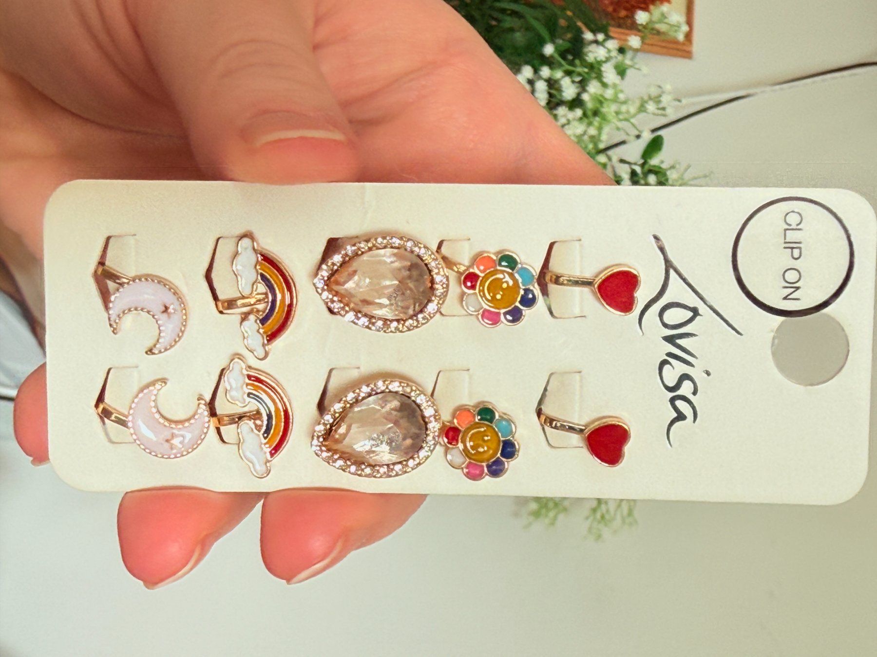 Orecchini pendenti & Orecchini a lobo: Boucles d'oreilles clips Lovisa - 5 PAAR – Nuovo (secondo la descrizione) da Genève venduto da AGBERG 2