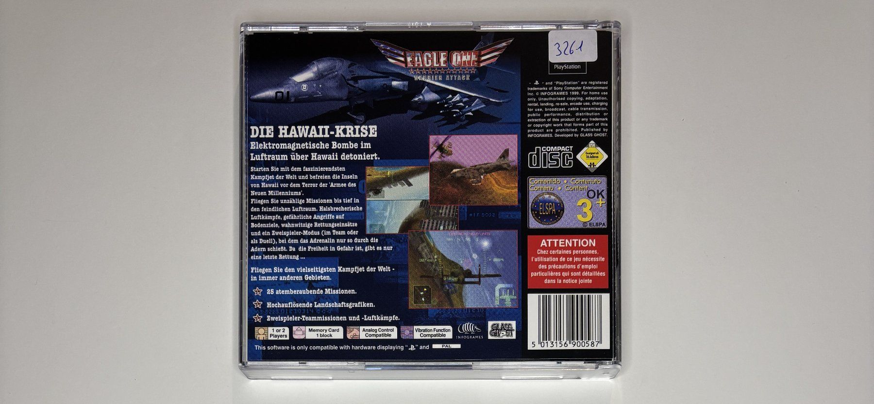 Sony Spiele: PS1 - Eagle One: Harrier Attack – Gebraucht aus Allschwil von Bullach 2