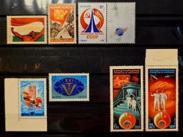 UdSSR 1979 Raumfahrt Interkosmos Kosmos 7V MNH** POSTFRISCH
