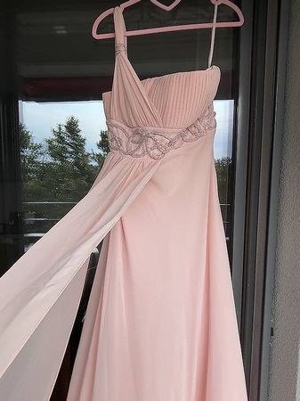 Chiffon Abendkleid Gr. 38