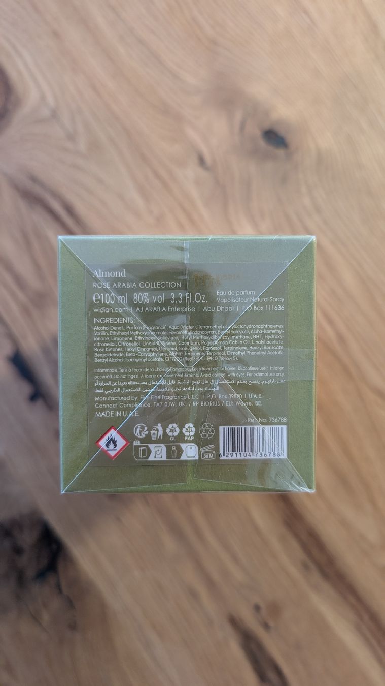 Widian Profumi & Eau de Toilette: WIDIAN Almond - eau de Parfum - Neu – Nuovo e nell'imballaggio originale da Felben-Wellhausen venduto da michael_jackson01 1