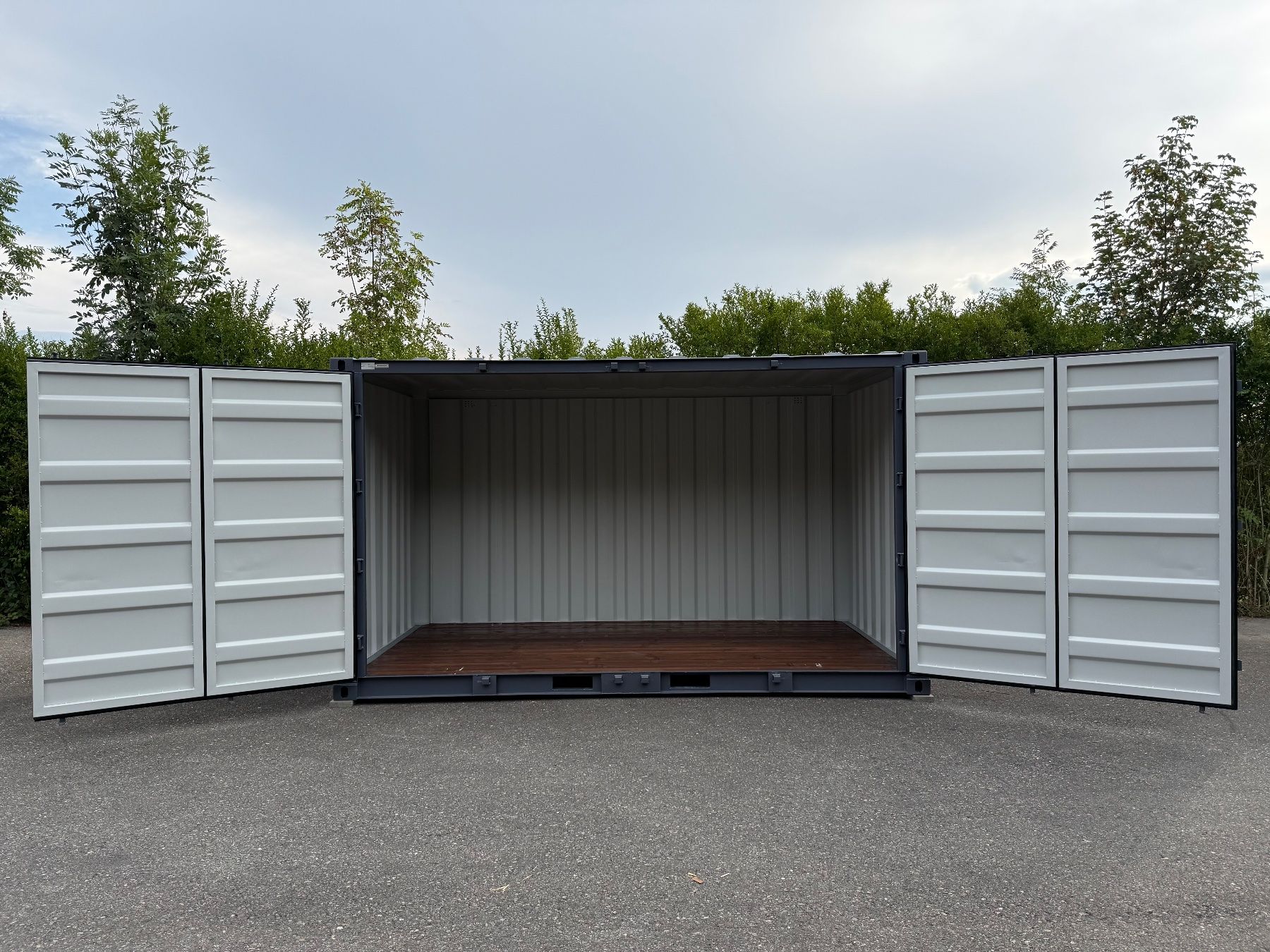 Contenitori edile: 15 Fuss Lagercontainer, Container in grau, open side – Nuovo e nell'imballaggio originale da grosswangen venduto da Poliniman0 4