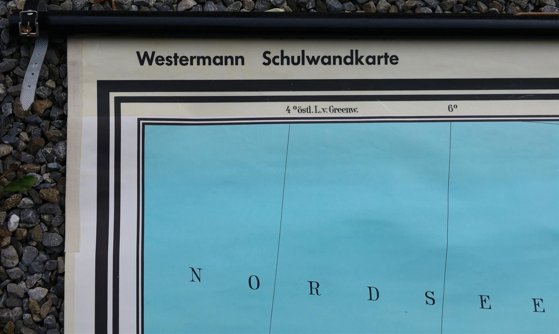 Cartine & Atlanti: XL Schulwandkarte "Mitteleuropa" – Usato da Birrwil venduto da brandschatz_birrwil 7