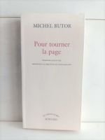 Pour tourner la page – Magazine à deux voix / Michel Butor /