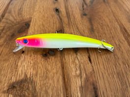 Schöner NEON Crankbait Wobbler Doppelhaken - 11 CM - neu!!!