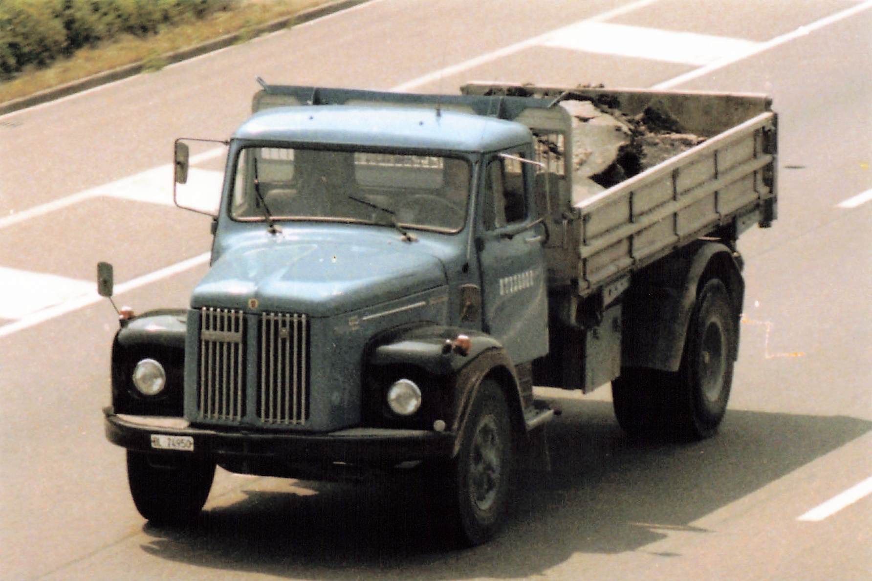 Cartoline postali: Scania BL Kipplastwagen Foto – Usato da Biasca venduto da Blenio71
