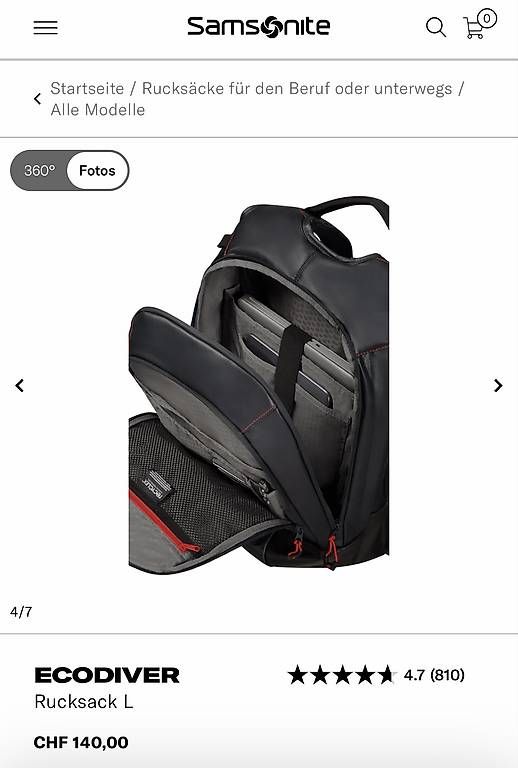 Zaini: Laptop Rucksack Samsonite – Usato da Sursee venduto da jea_qfz8 4