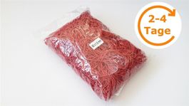 Gummiringe, 1 kg, 60 x 1 mm, rot