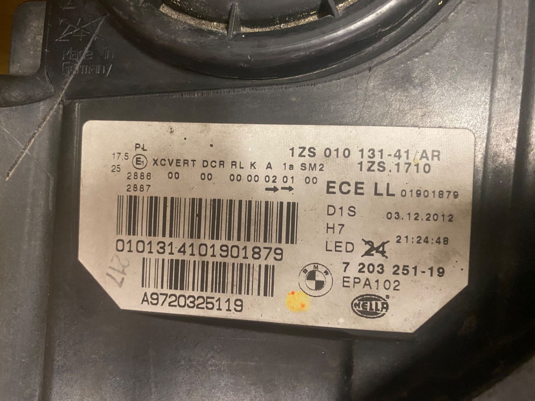 BMW Scheinwerfer: Bmw F10(11)Scheinwerfer (links)mit neue Glass – Gebraucht aus wittenbach von Stanko393 4