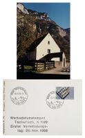 Tscherlach Walenstadt Seeztal Post PTT Ersttag Werbestempel
