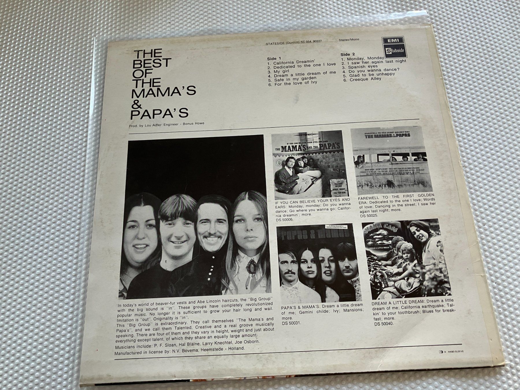 Dischi in vinile: The Mamas & The Papas – Usato da Aarwangen venduto da Jukebox3 2