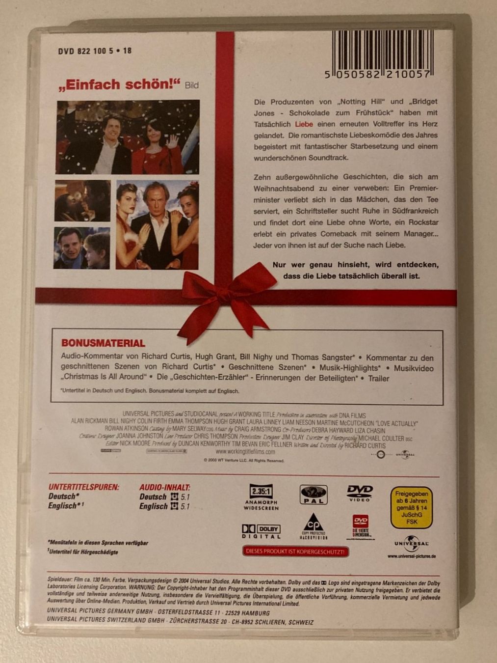 Alle DVDs: DVD | TATSÄCHLICH LIEBE – Gebraucht aus Basel von Nofretete39 1