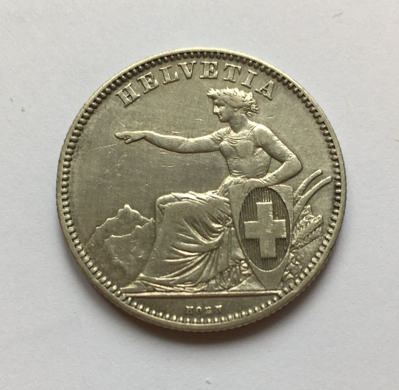 Tutti le monete: 1862 2 Franken -vz – Usato da Kirchberg SG venduto da Zenhad69 1