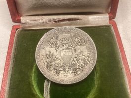 Medaille vaudoise 1897 dans boîte d’origine